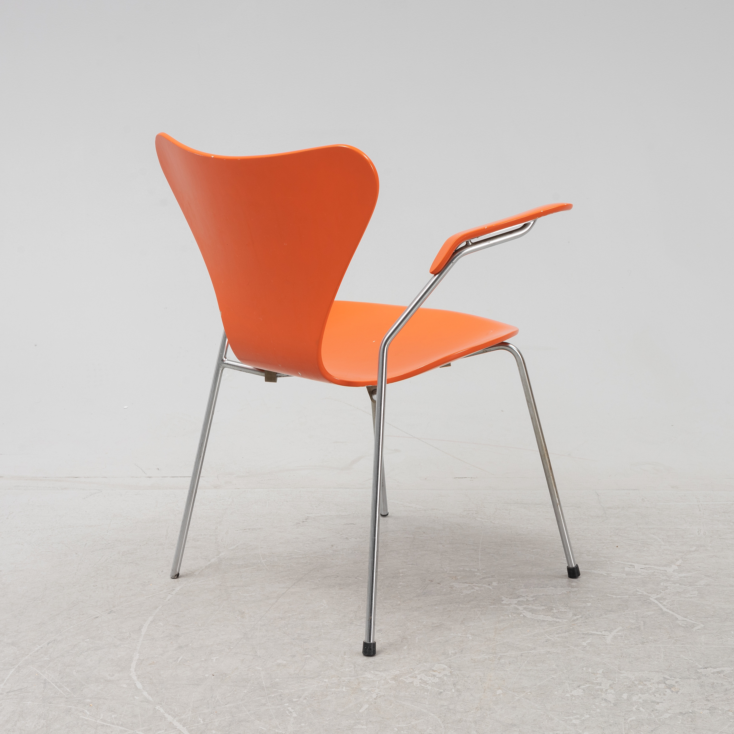 Artwork by Arne Jacobsen, a 'Sjuan' chair, Made of painting