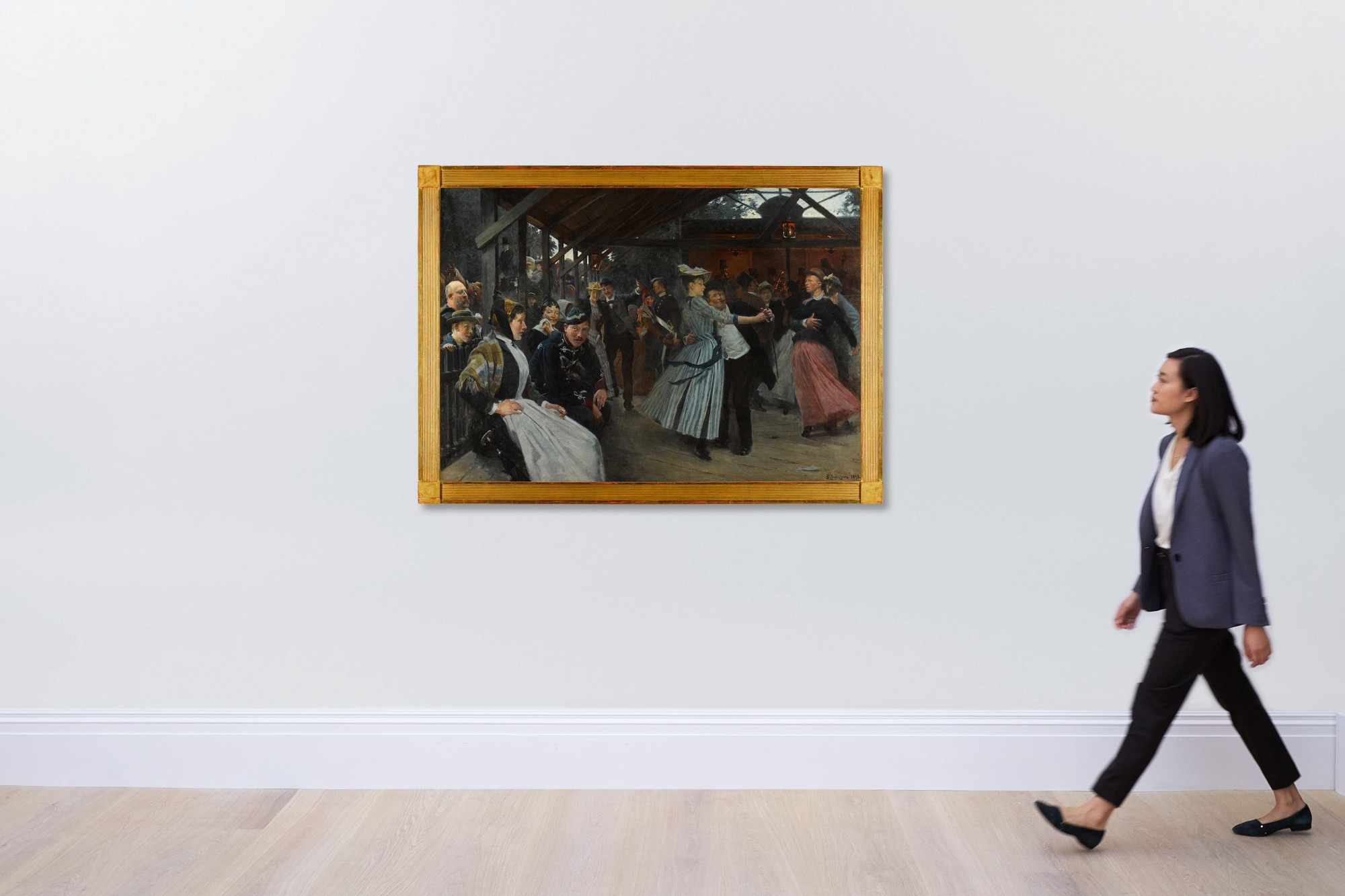 Erik Ludvig Henningsen | The Dance Pavilion (1891) | MutualArt