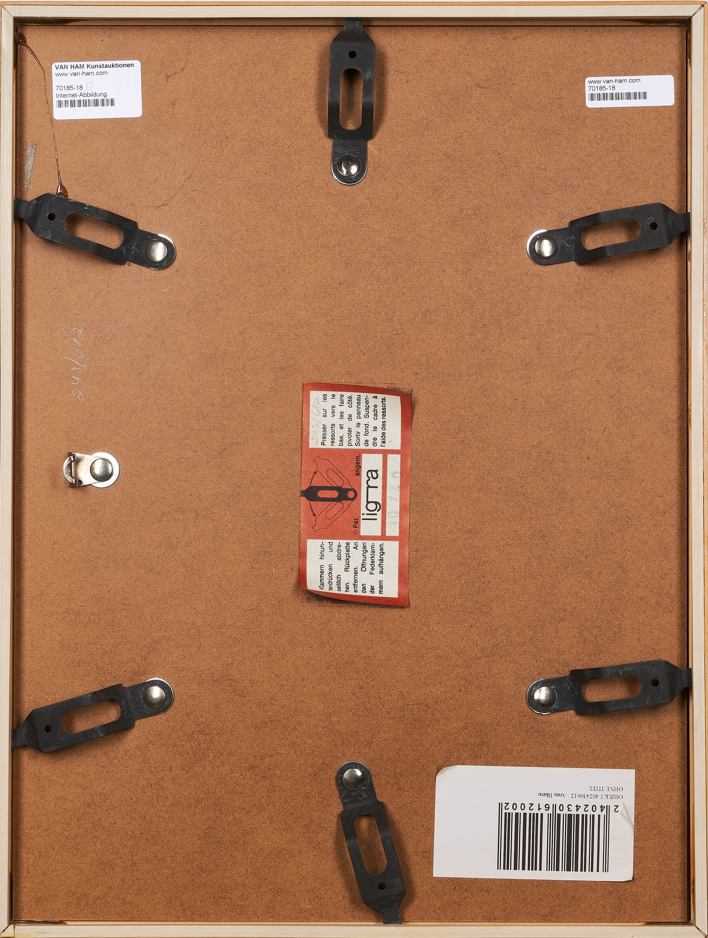 Artwork by Anna & Bernhard Blume, Series of 8 Polaroids., Made of Polaroid