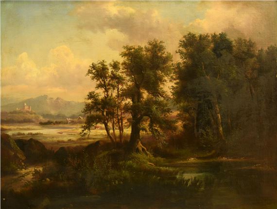 VEDUTA CAMPESTRE by Hermann Anton Stilke