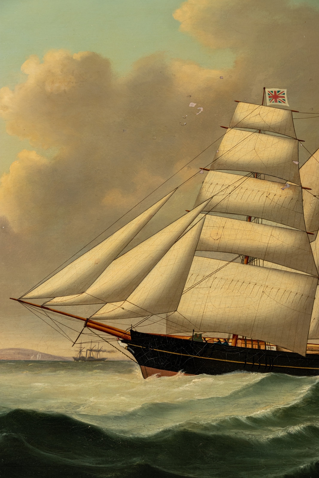 Artwork by J. Rawcliffe, Barquetine Emily Warbrick, Made of oil on canvas