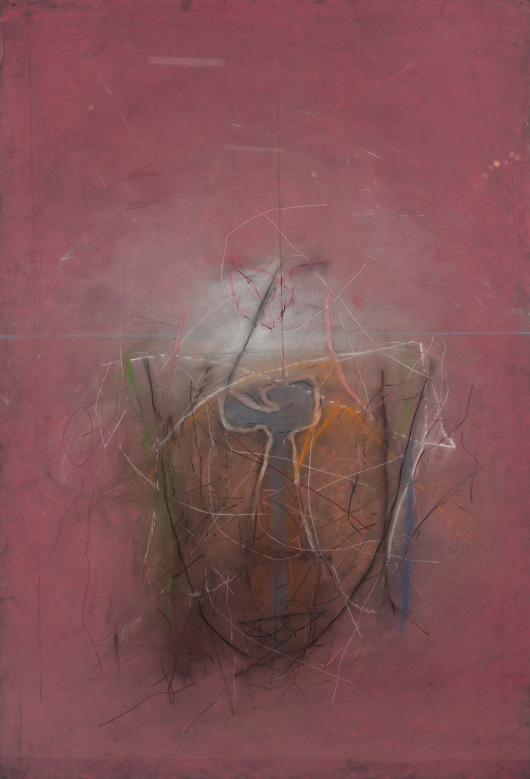 Artwork by Robert Tomlinson, Ángel del Fuego #10, Made of pastel