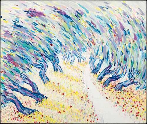 Treepainting Nr. II by Christian Peltenburg-Brechneff, 1993