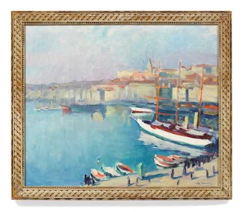 Charles Camoin | Voilier à quai dans le port de Marseille (Circa 1905 ...