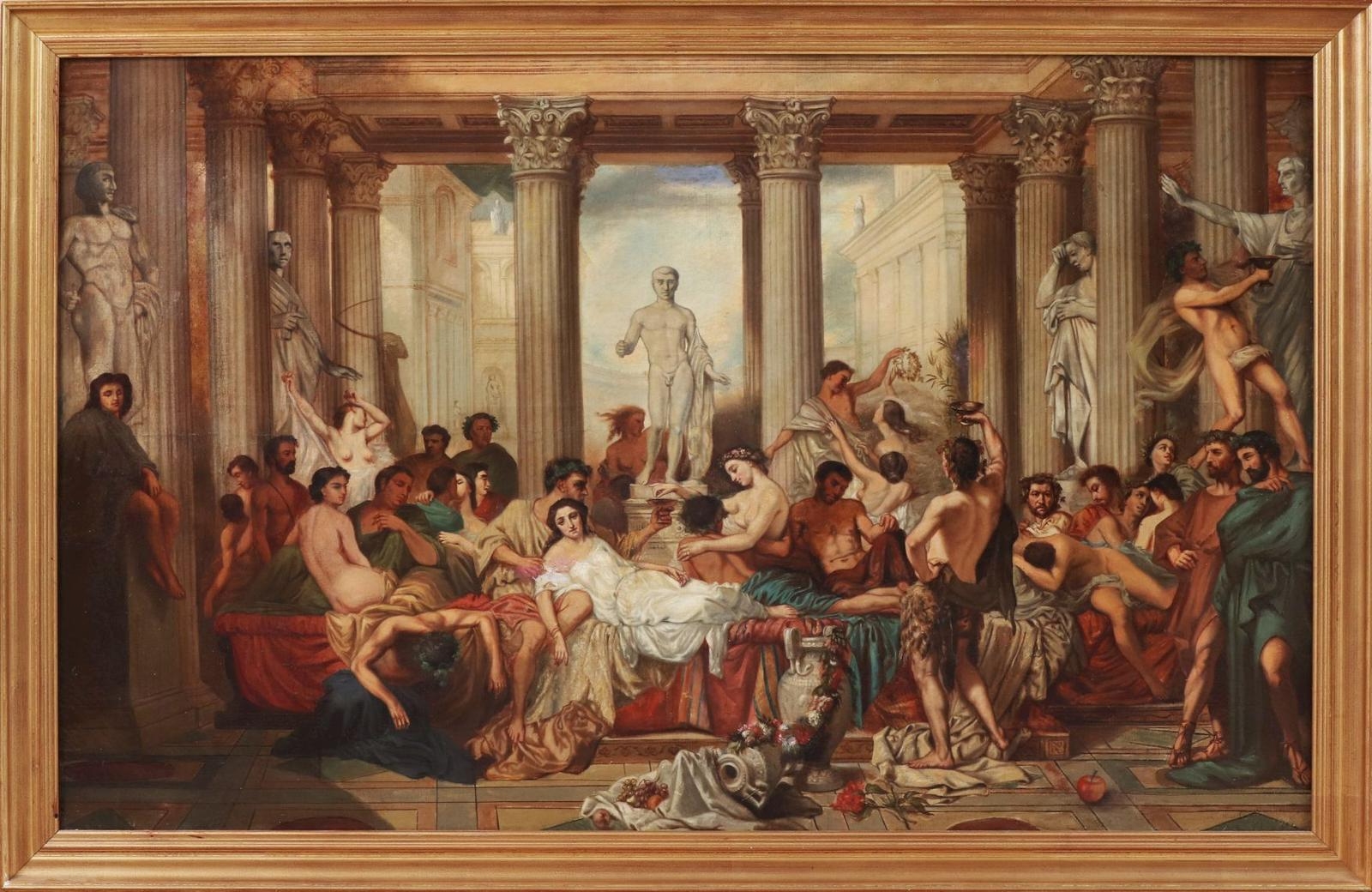 Thomas Couture Les romains de la decadence (1847) MutualArt