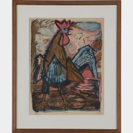 Hahn by Otto Dix, 1953