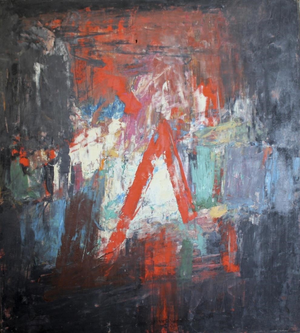 Artwork by Robert Munford, FIVE ABSTRACT COMPOSITIONS, Made of oil on canvas