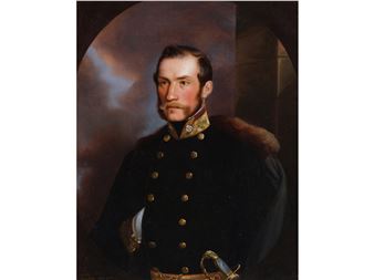 &quot;Portrait of a k. k. civil state employee of the Post and Telegraph Administration&quot; - Carl Ludwig Philippot