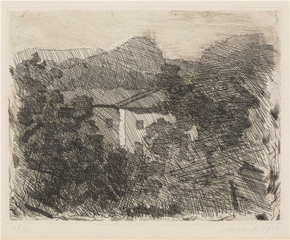 Giorgio Morandi, Paesaggio, 1935 - 1936