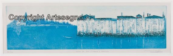 Isola di San Michele e Venezia by Mario Micossi