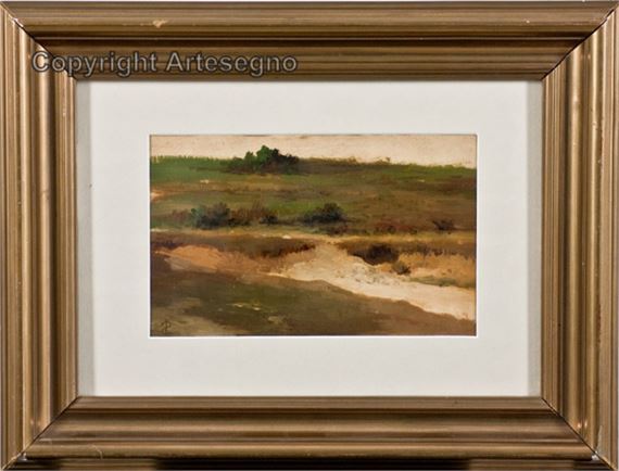 Studio per paesaggio campestre by Luigi Steffani