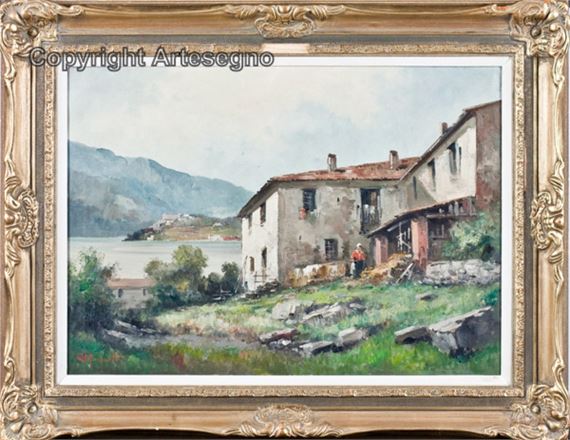Casa sul lago by Ercole Magrotti