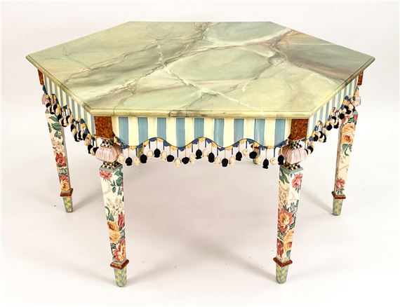 MACKENZIE-CHILDS BREAKFAST TABLE by Mackenzie Childs