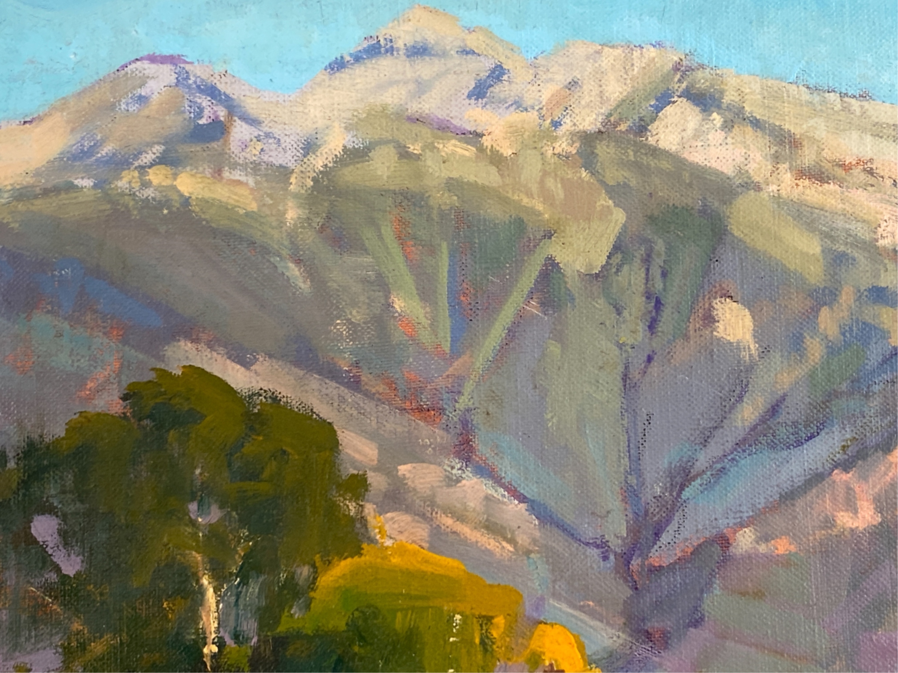 Artwork by Kathryn Stats, Wasatch Farm, Made of Oil on canvas