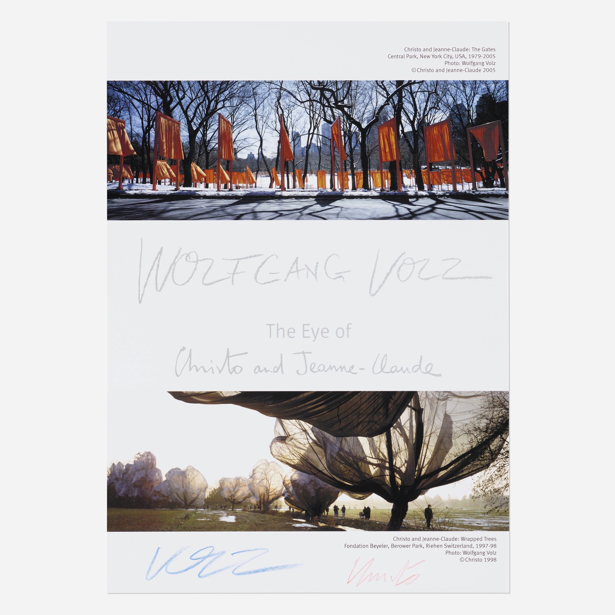 Wolfgang Volz | The Eye of Christo and Jeanne-Claude poster (1998 ...