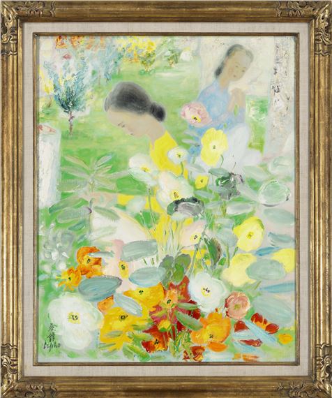 Composition by Lê Phổ, Painted in 1969