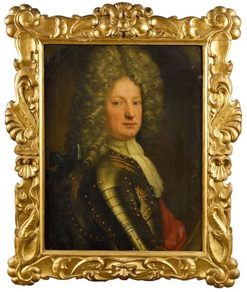 French School, 18th Century | Portrait of a man with a cuirass enhanced ...