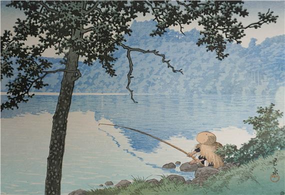 Lake Matsubara on a Morning' by Hasui Kawase, 1941