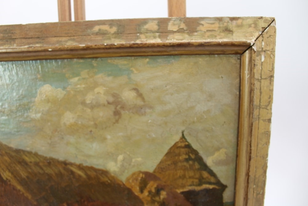 Gerald Gardiner A landscape with haystacks (1931) MutualArt