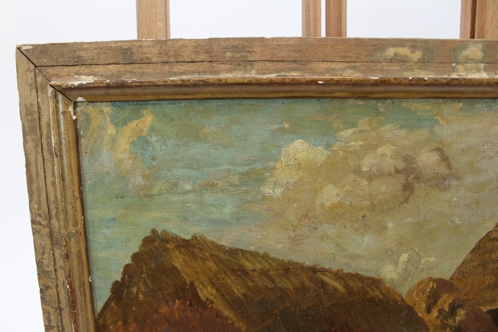 Gerald Gardiner A landscape with haystacks (1931) MutualArt