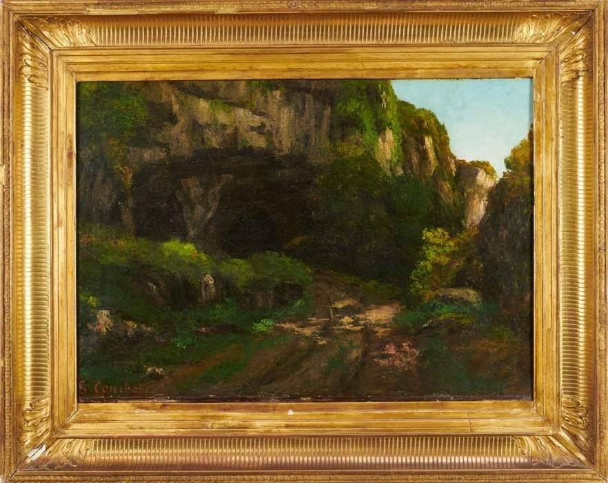 Ravine by Gustave Courbet