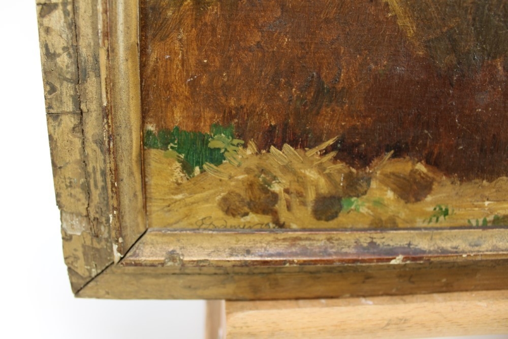 Gerald Gardiner A landscape with haystacks (1931) MutualArt