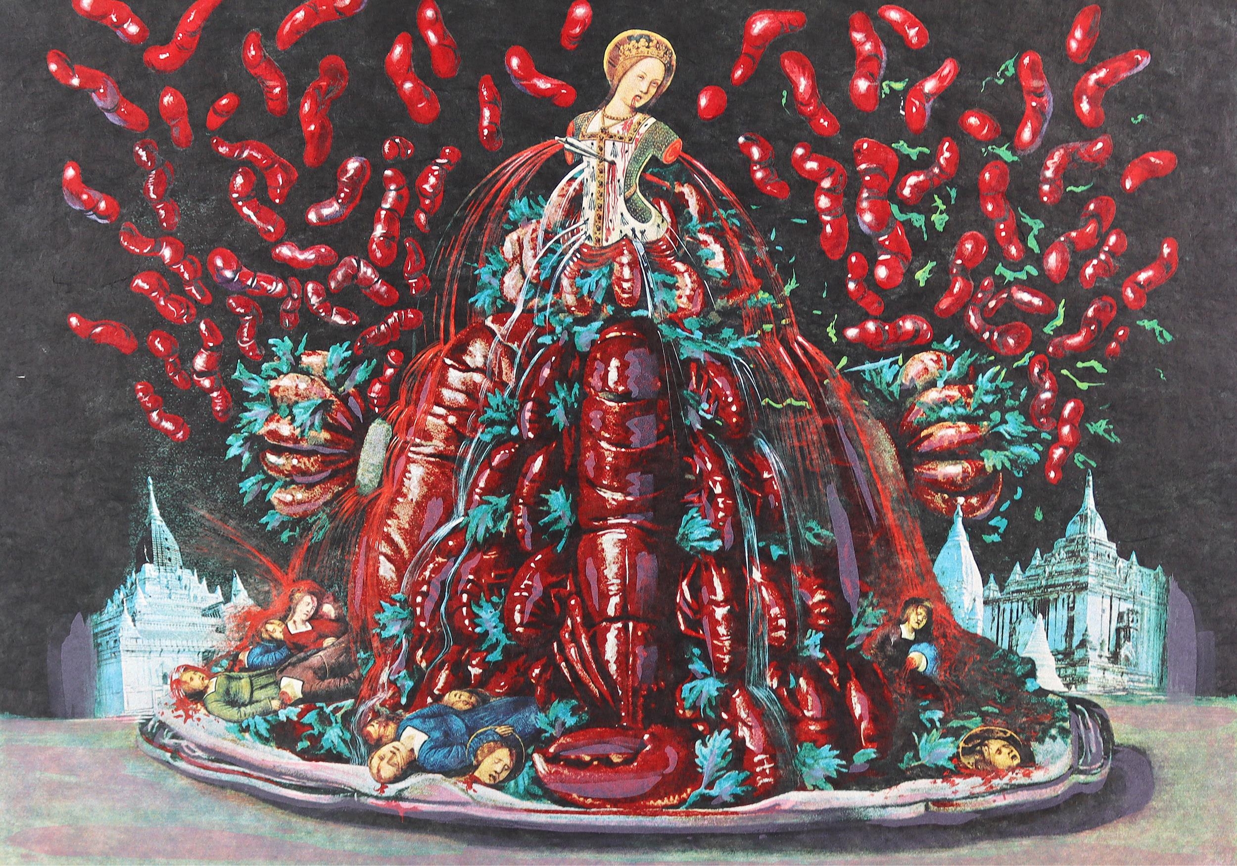 Les Diners de Gala: Les Cannibalismes de l'automne by Salvador Dalí, 1971