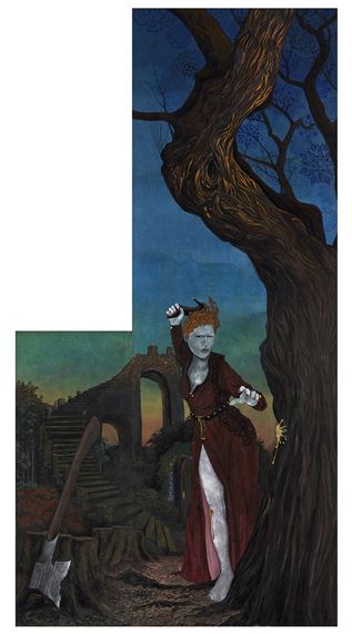 The sin of the tree (diptych) by Kim Kitae, 2020