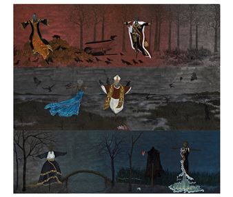 Scarecrow's fortune (triptych) - Kim Kitae