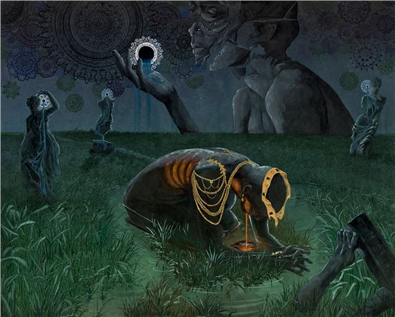 When the moon watches by Kim Kitae, 2020