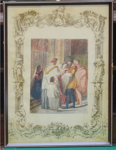 Scena storica, il battesimo by Lorenzo Toncini