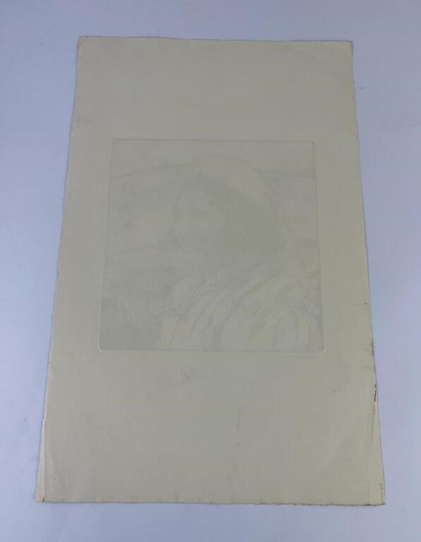 Artwork by Marta Arat, Governor of the Tarahumaras, Made of Etching