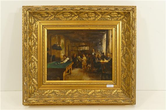 Scène de café by Wilhelmus Hendrikus Petrus Johannes de Zwart