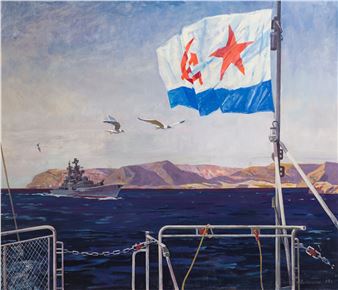 Under a peaceful sky - Oleg Artsvikovich Avakimyan