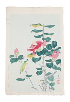 Shin hanga - Flowers - Nakamura Shundei