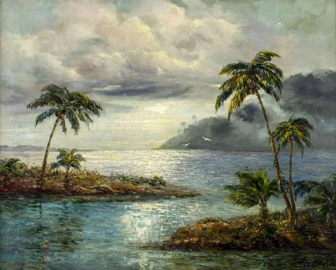 Albert Ernest Backus | Tropical Landscape | MutualArt