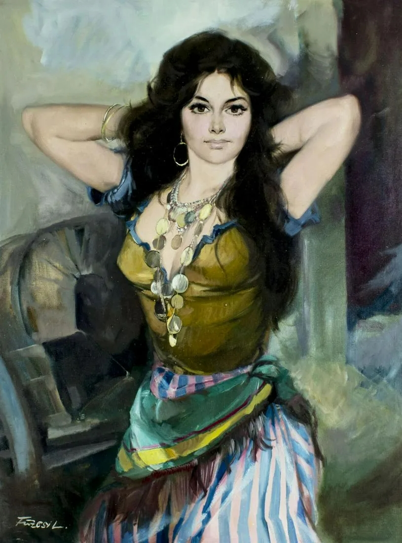 beautiful gypsy woman