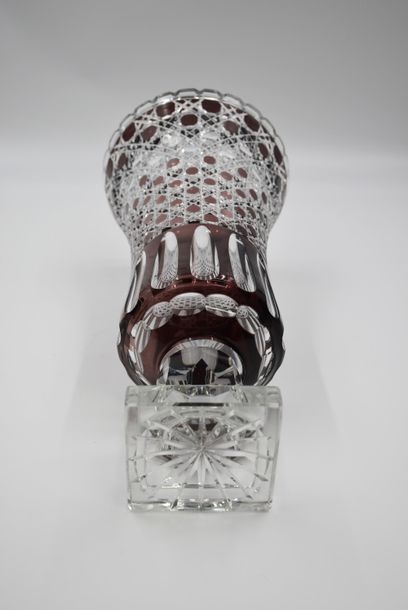 Artwork by Val Saint Lambert, Vase, Made of Cut crystal