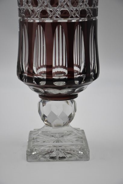 Artwork by Val Saint Lambert, Vase, Made of Cut crystal