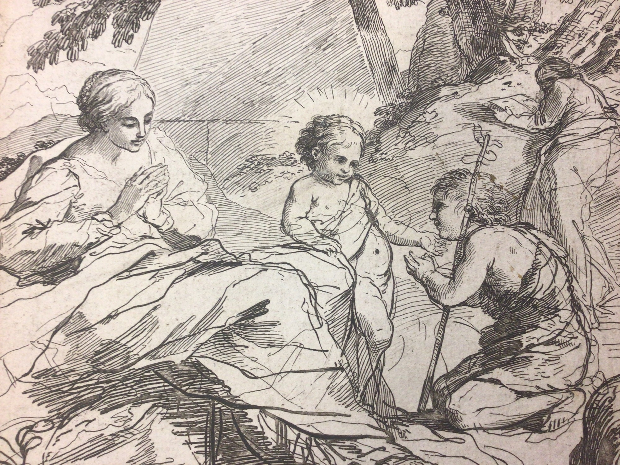 Pietro Testa | Family group in landscape | MutualArt