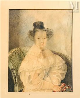 Portrait d'une jeune femme - Flora Geraldy