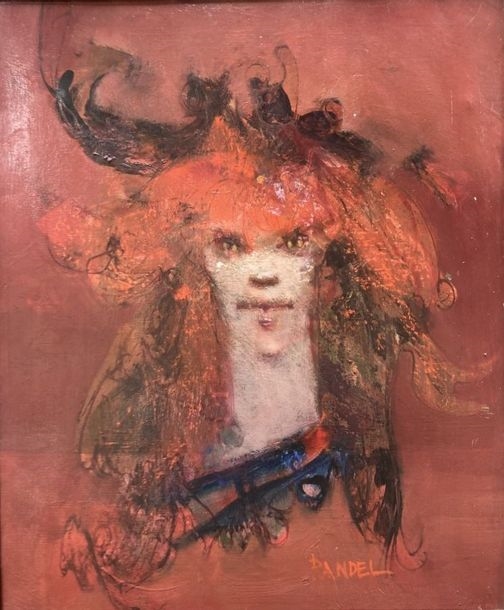 Artwork by Michel Pandel, Fire, Made of Oil on canvas