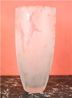 ART GLASS VASE - Marialyce Hawke
