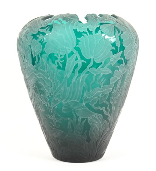ART GLASS VASE by Marialyce Hawke