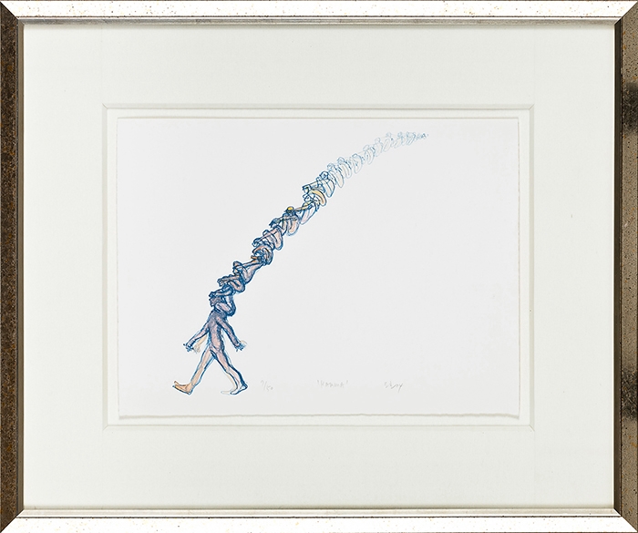 Artwork by Do Ho Suh, Karma, Made of hand colored lithograph