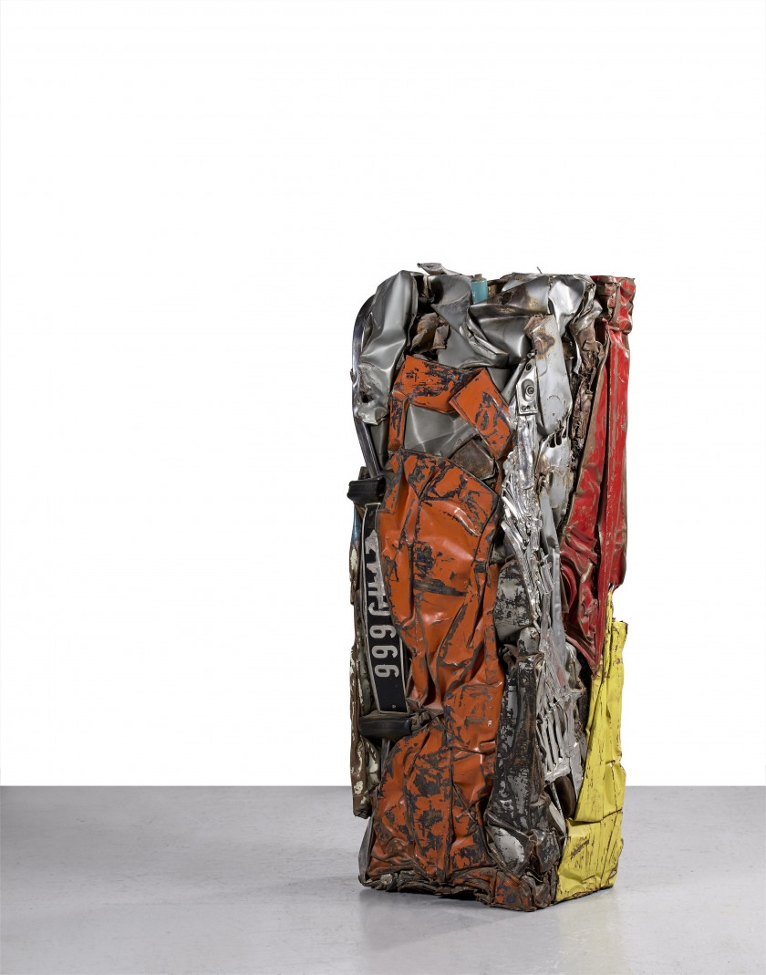 César Baldaccini | Compression de voiture (1979) | MutualArt