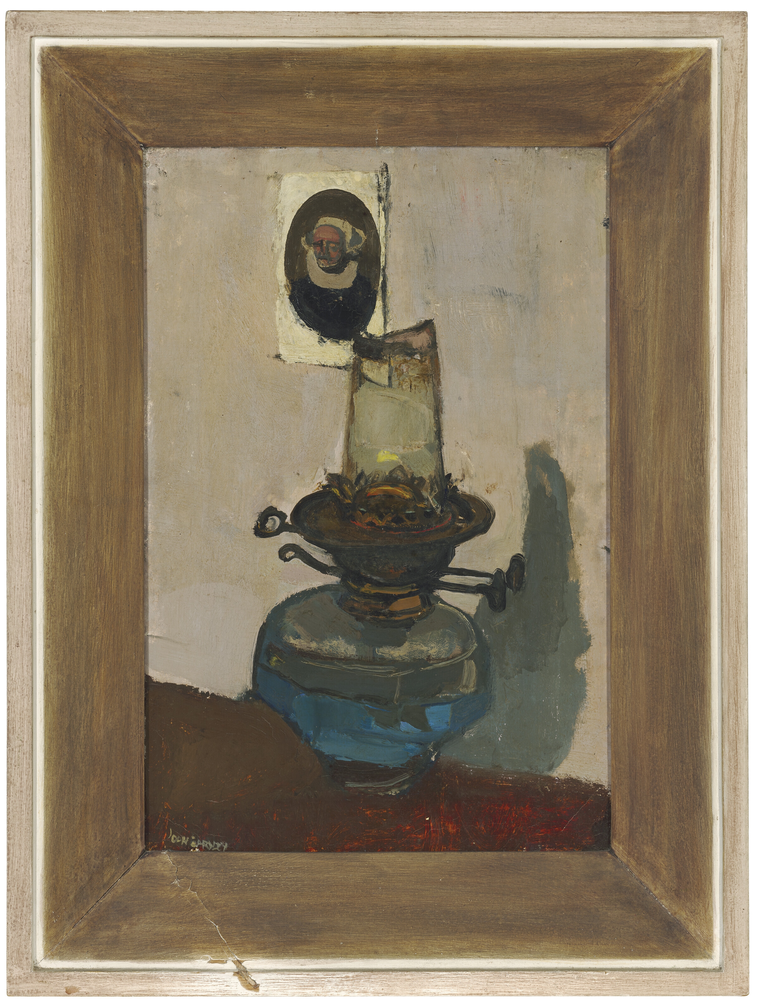 Artwork by Joan Kathleen Hardy Eardley, The Oil Lamp, Made of oil on canvas