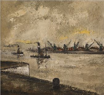 Scheldt view, 1952 - Hubert de Vries