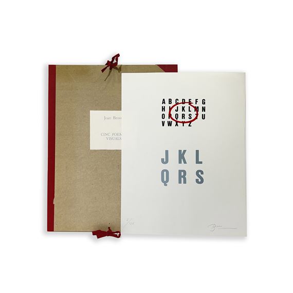 Cinc poemes visuals by Joan Brossa, 1979