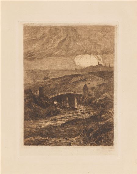 Le hameau by Eugène Viala